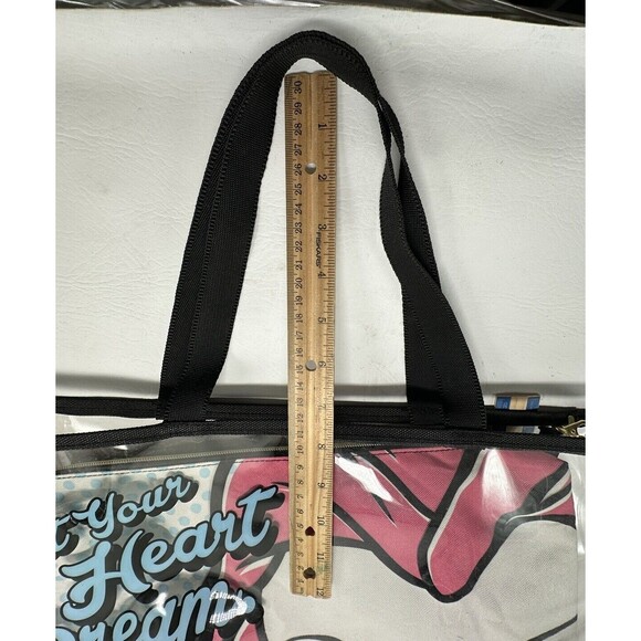 Disney Princess Belle Beauty & Beast Clear Tote w/ Removable Pouch Bag Classics - Picture 5 of 16